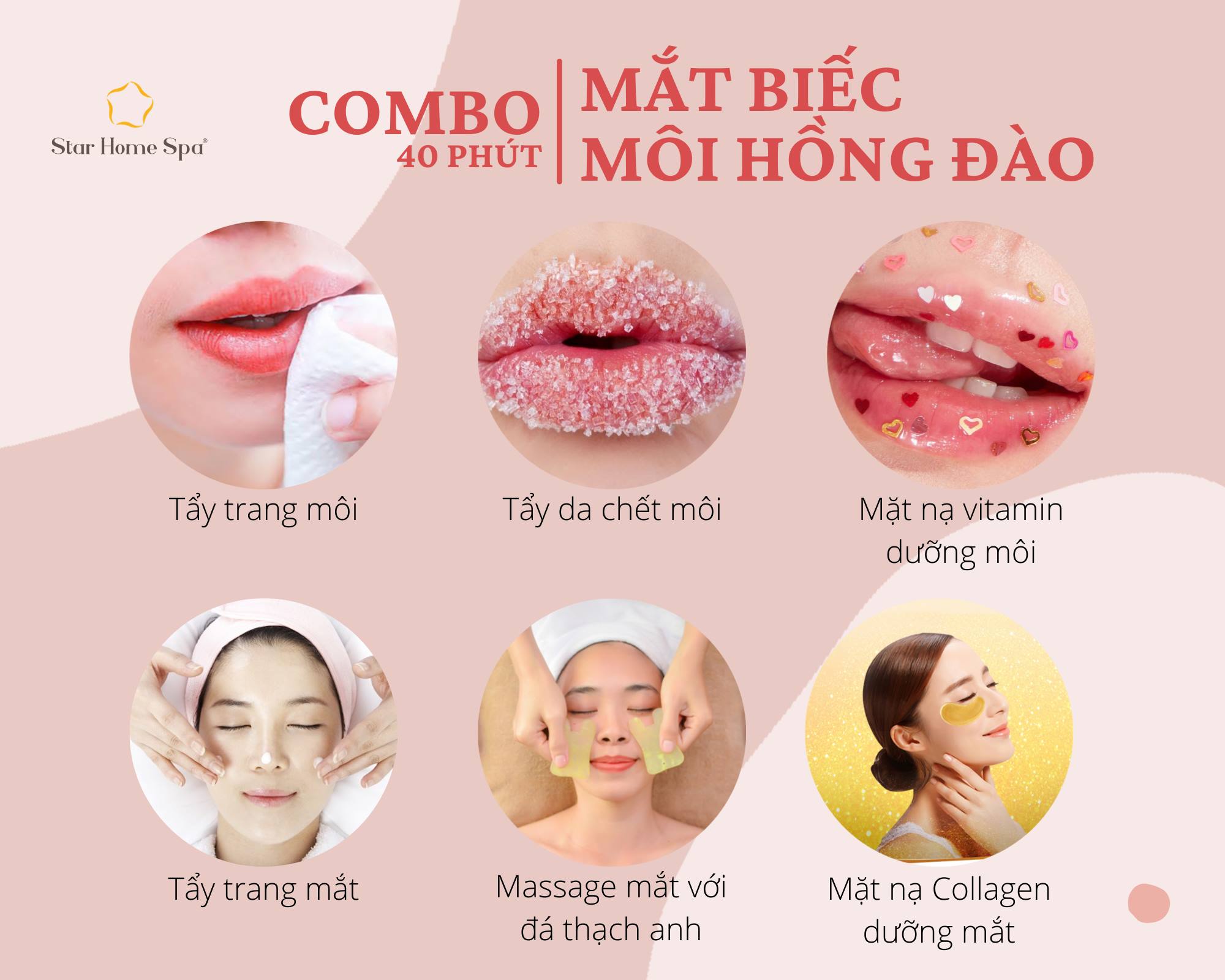 Combo Mắt Biếc Môi Hồng Đào